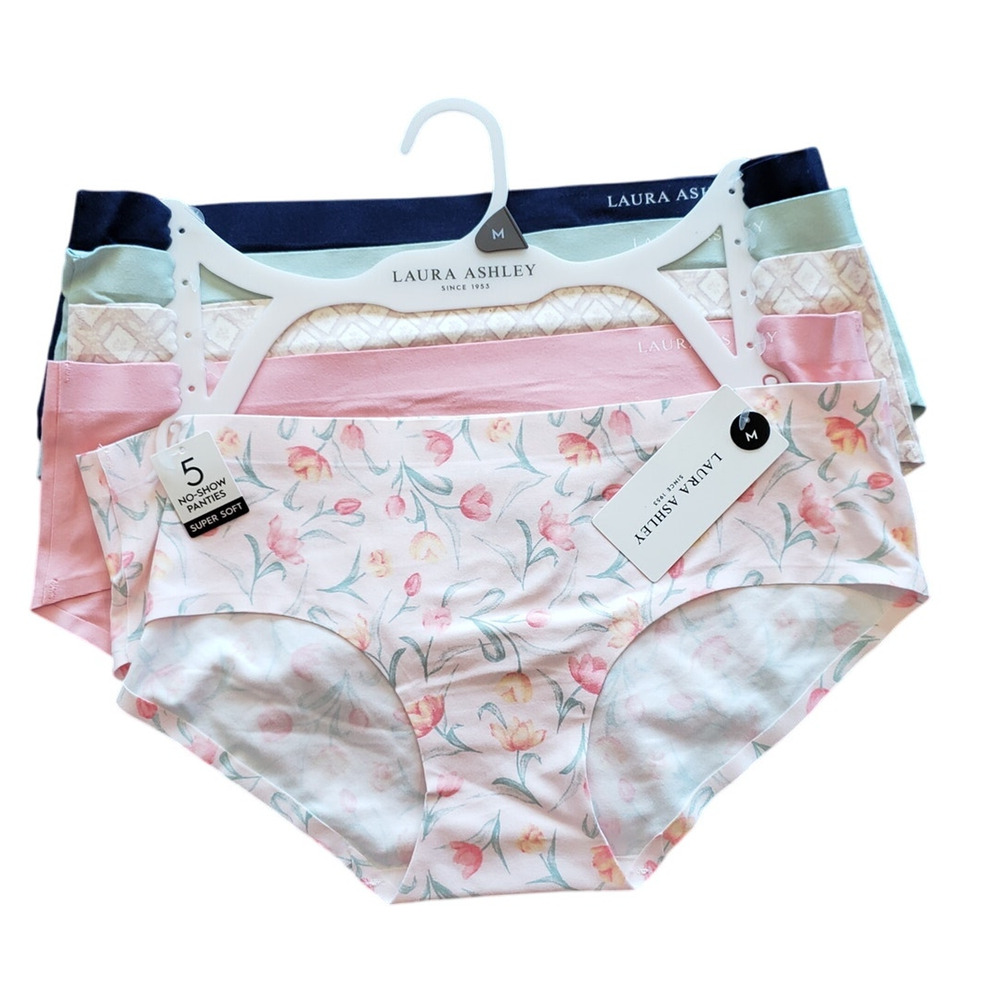 Laura Ashley NWT Super Soft No Show Panties L‎